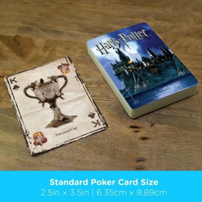 HARRY POTTER POKER PLAYING CARDS MAZZO CARTE DA GIOCO AQUARIUS ENT