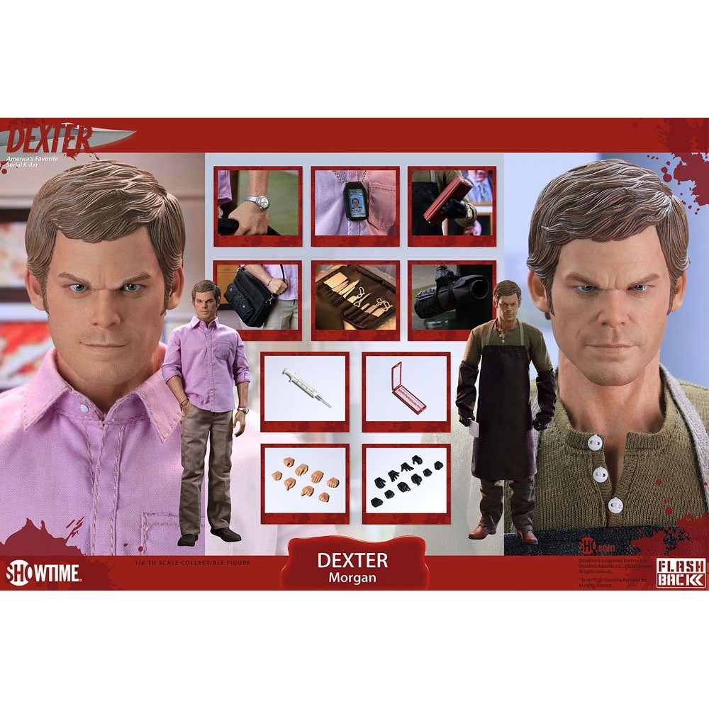 FLASHBACK FIGURES DEXTER MORGAN 30CM 1/6 ACTION FIGURE