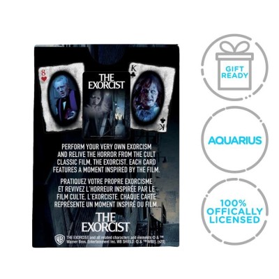 THE EXORCIST POKER PLAYING CARDS MAZZO CARTE DA GIOCO AQUARIUS ENT