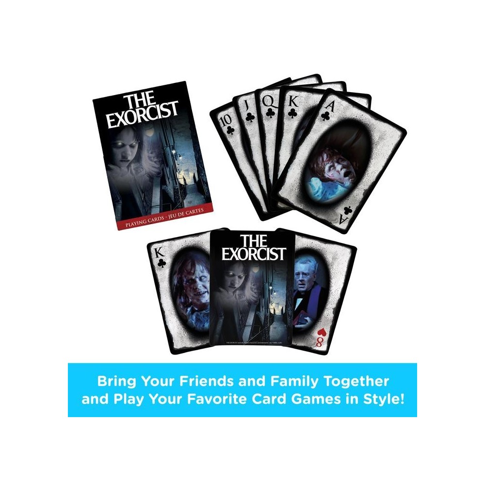 THE EXORCIST POKER PLAYING CARDS MAZZO CARTE DA GIOCO AQUARIUS ENT