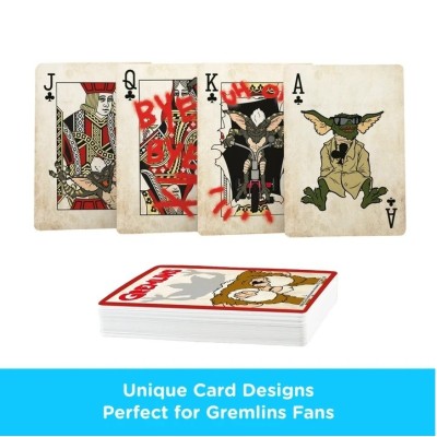 GREMLINS POKER PLAYING CARDS MAZZO CARTE DA GIOCO AQUARIUS ENT