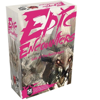 STEAMFORGED GAMES EPIC ENCOUNTERS LAIR OF THE RED DRAGON SET MINIATURE