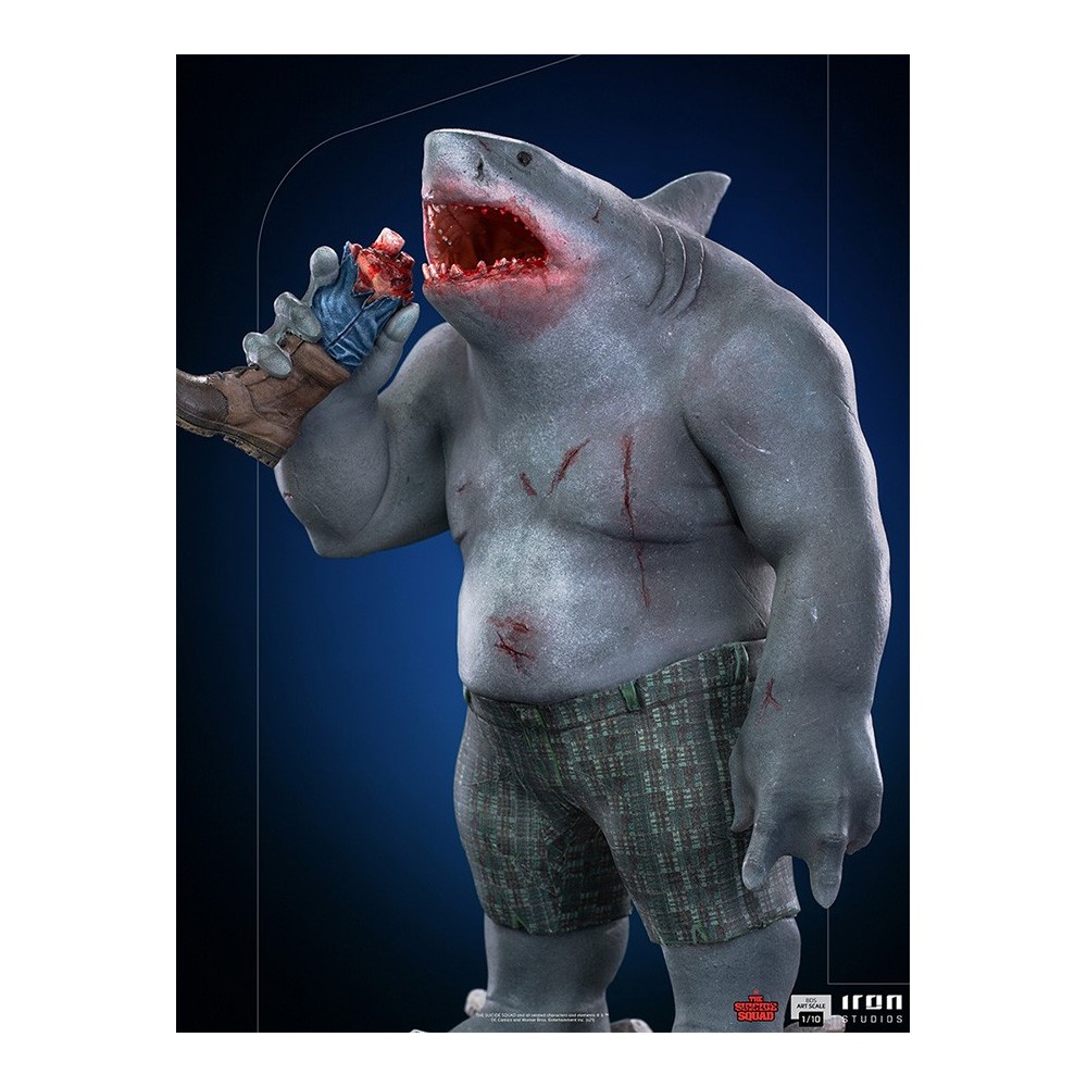 THE SUICIDE SQUAD KING SHARK BDS ART SCALE 1/10 STATUA FIGURE IRON STUDIOS