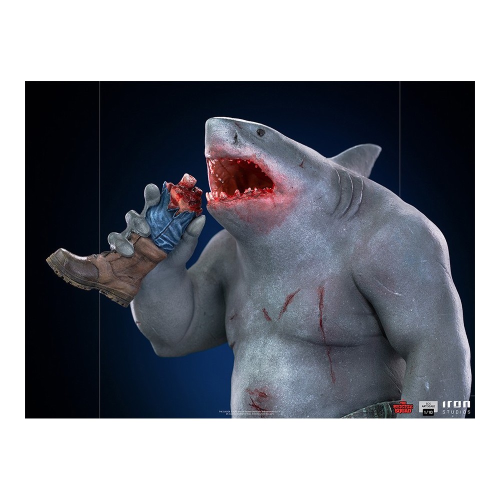 THE SUICIDE SQUAD KING SHARK BDS ART SCALE 1/10 STATUA FIGURE IRON STUDIOS