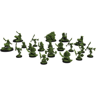 EPIC ENCOUNTERS VILLAGE OF THE GOBLIN CHIEF SET MINIATURES STEAMFORGED GAMES