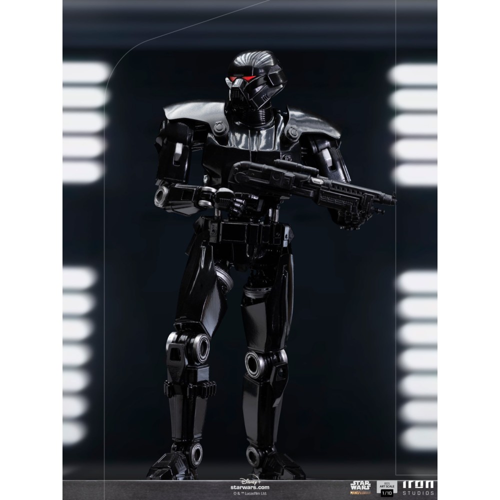 IRON STUDIOS THE MANDALORIAN DARK TROOPER BDS ART SCALE 1/10 STATUE FIGURE