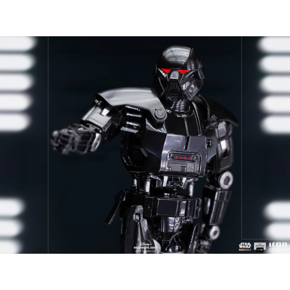 IRON STUDIOS THE MANDALORIAN DARK TROOPER BDS ART SCALE 1/10 STATUE FIGURE
