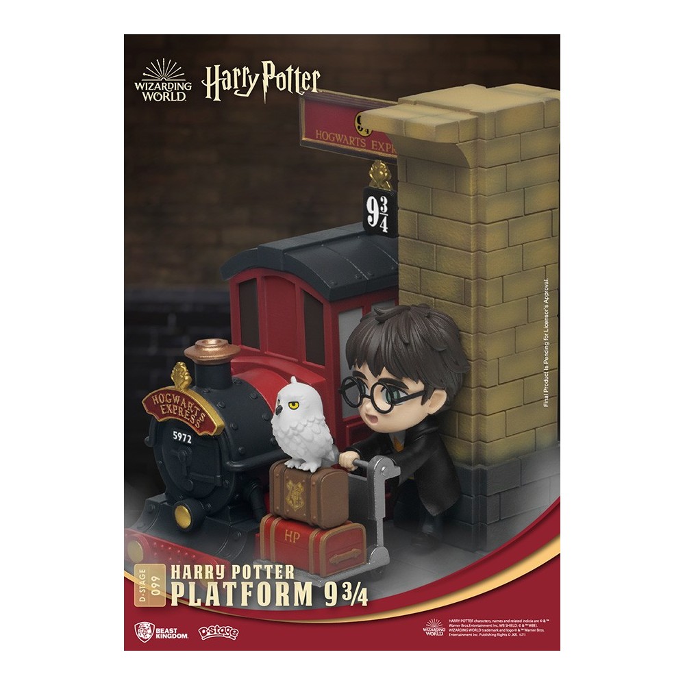 BEAST KINGDOM D-STAGE HARRY POTTER PLATFORM 3/4 STATUE FIGURE DIORAMA