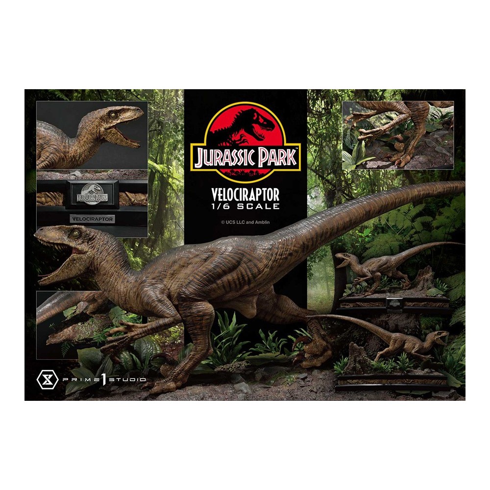 JURASSIC PARK VELOCIRAPTOR 1/6 STATUA FIGURE PRIME 1 STUDIO