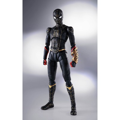 SPIDER-MAN NO WAY HOME BLACK/GOLD S.H. FIGUARTS ACTION FIGURE BANDAI