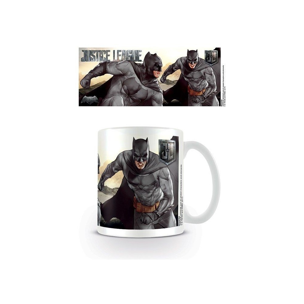 DC MOVIE JUSTICE LEAGUE BATMAN CERAMIC MUG TAZZA IN CERAMICA PYRAMID INTERNATIONAL
