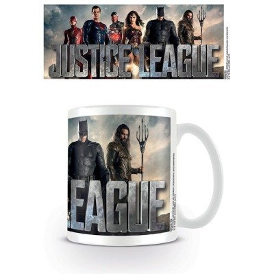 PYRAMID INTERNATIONAL DC MOVIE JUSTICE LEAGUE GROUP CERAMIC MUG