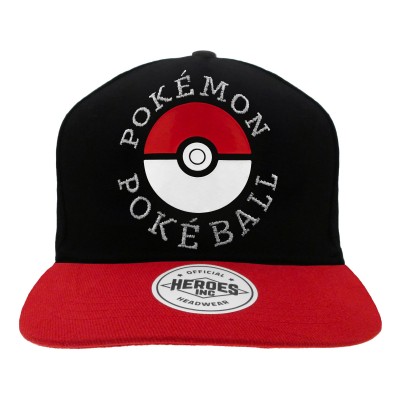 CAPPELLO BASEBALL CAP POKEMON POKEBALL GOTTA CATCH EM ALL HEROES INC