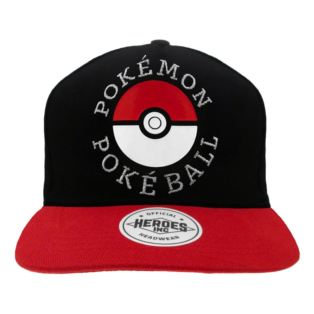 CAPPELLO BASEBALL CAP POKEMON POKEBALL GOTTA CATCH EM ALL HEROES INC