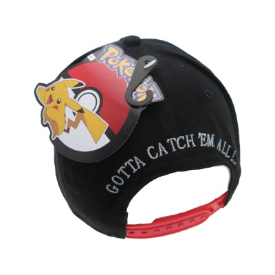 CAPPELLO BASEBALL CAP POKEMON POKEBALL GOTTA CATCH EM ALL HEROES INC