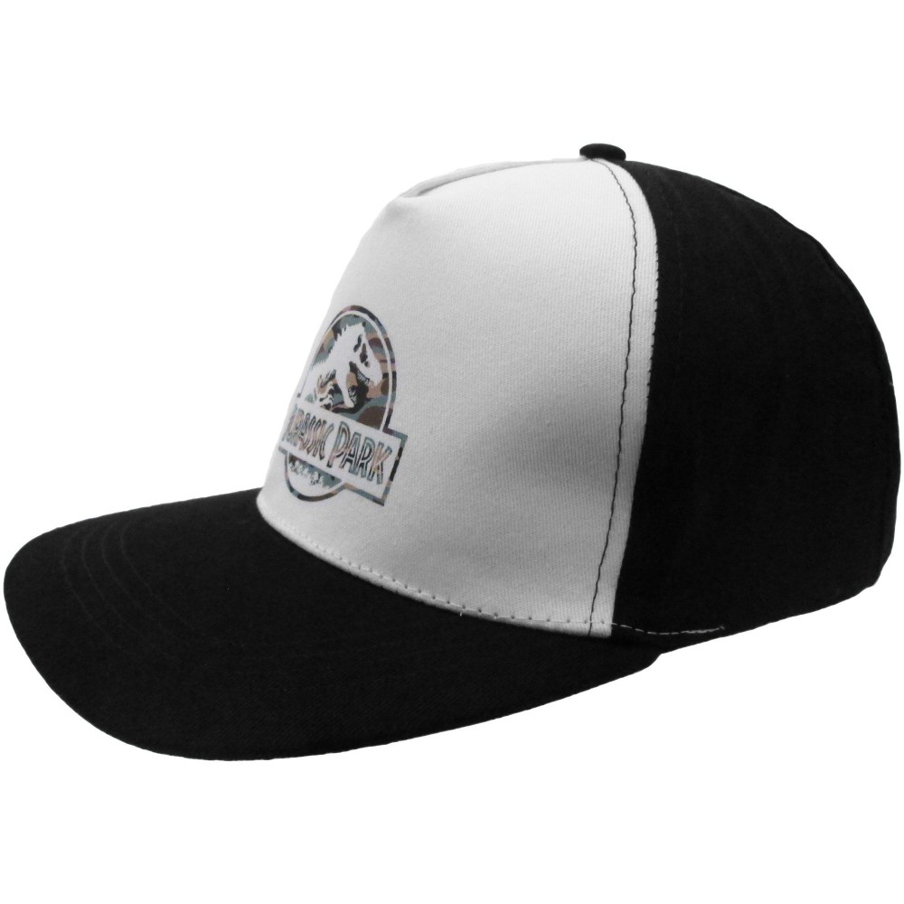 CAPPELLO BASEBALL CAP JURASSIC PARK UFFICIALE BIANCONERO