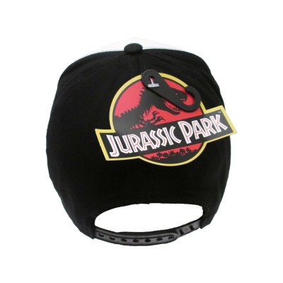 BASEBALL CAP JURASSIC PARK UFFICIALE WHITEBLACK