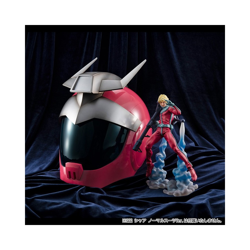 MOBILE SUIT GUNDAM CHAR AZNABLE SUIT HELMET CASCO 1/1 MEGAHOUSE