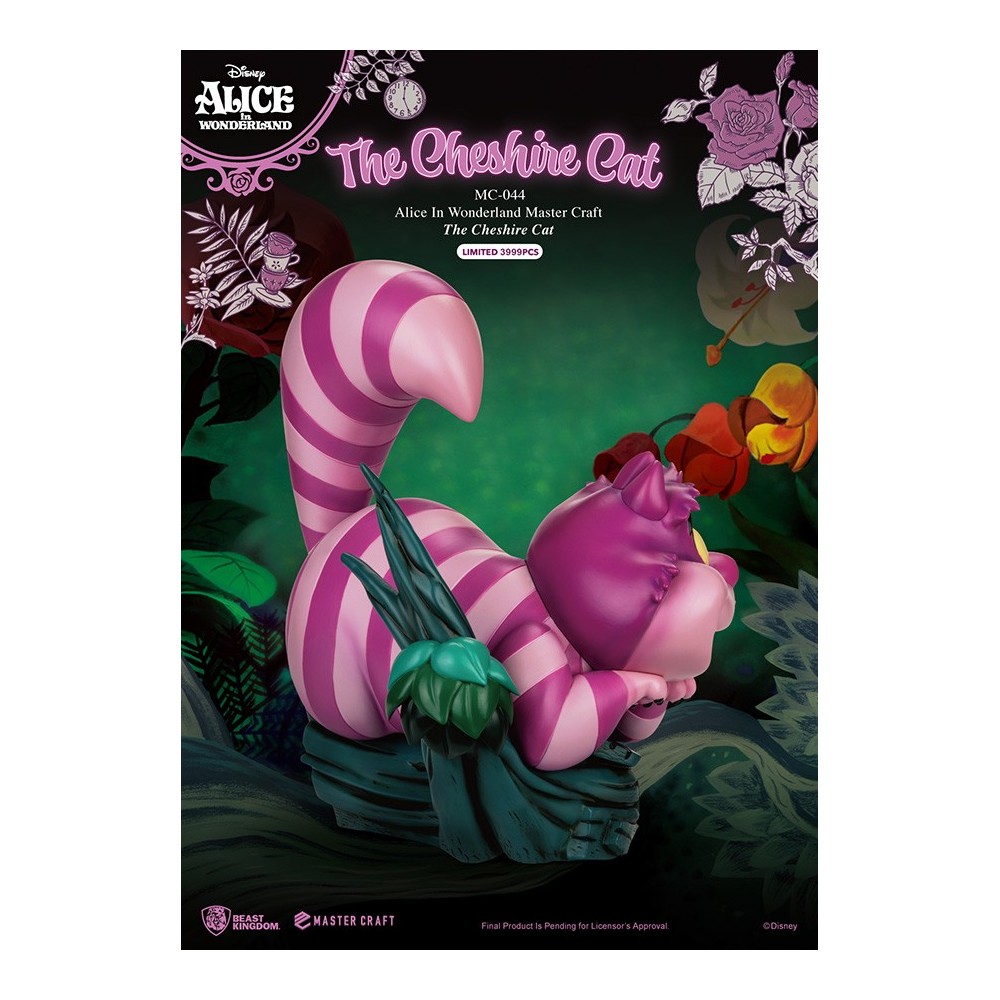ALICE IN WONDERLAND THE CHESHIRE CAT STREGATTO STATUA MASTERCRAFT FIGURE BEAST KINGDOM