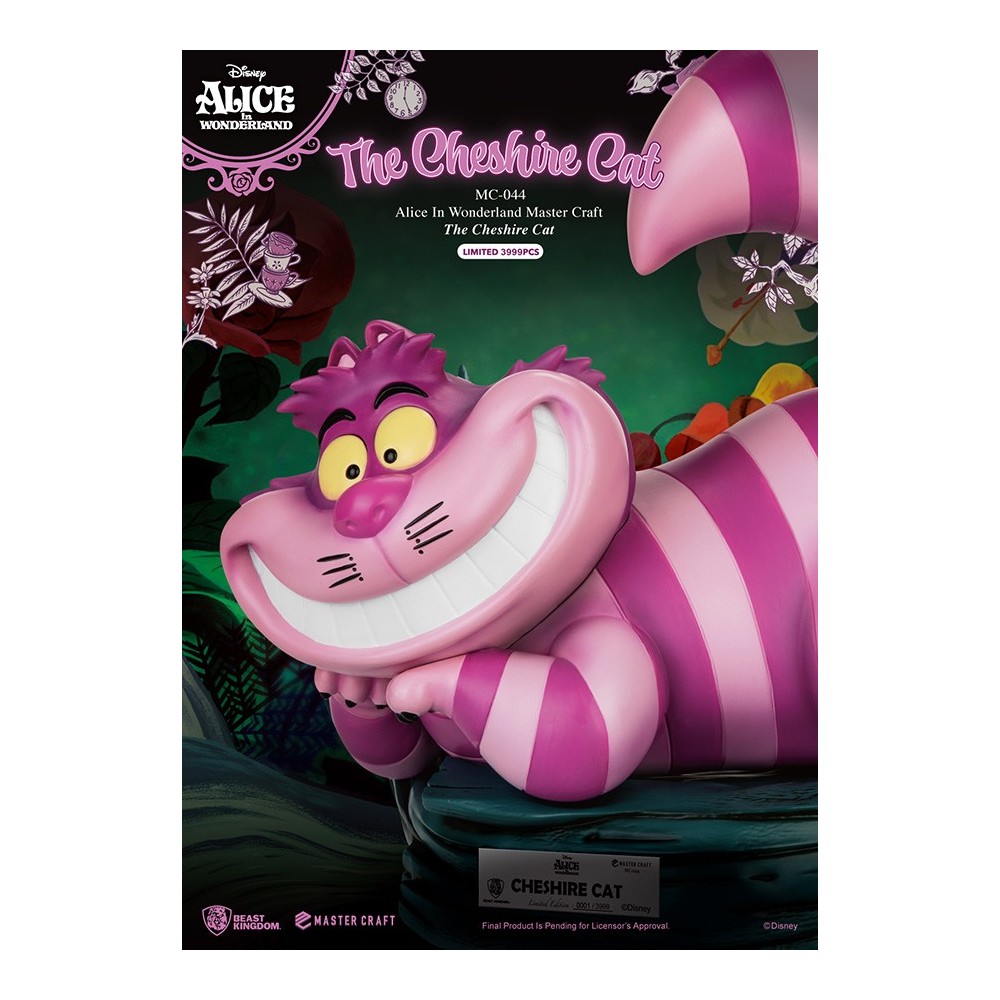 ALICE IN WONDERLAND THE CHESHIRE CAT STREGATTO STATUA MASTERCRAFT FIGURE BEAST KINGDOM