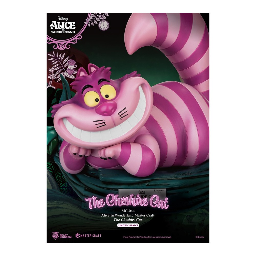 BEAST KINGDOM ALICE IN WONDERLAND THE CHESHIRE CAT STATUE MASTERCRAFT FIGURE