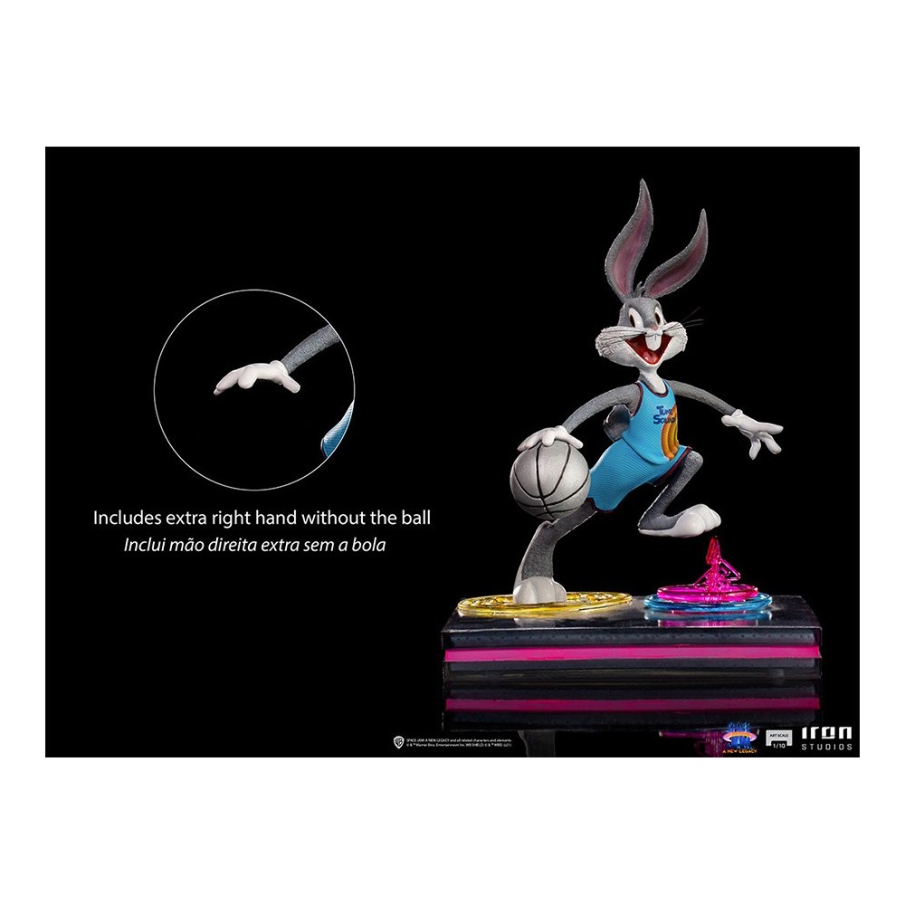 IRON STUDIOS SPACE JAM BUGS BUNNY ART SCALE 1/10 STATUE FIGURE