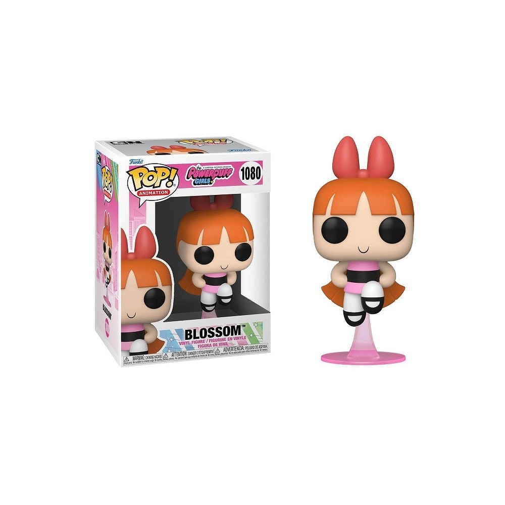 FUNKO FUNKO POP! THE POWERPUFF GIRLS BLOSSOM BOBBLE HEAD KNOCKER FIGURE