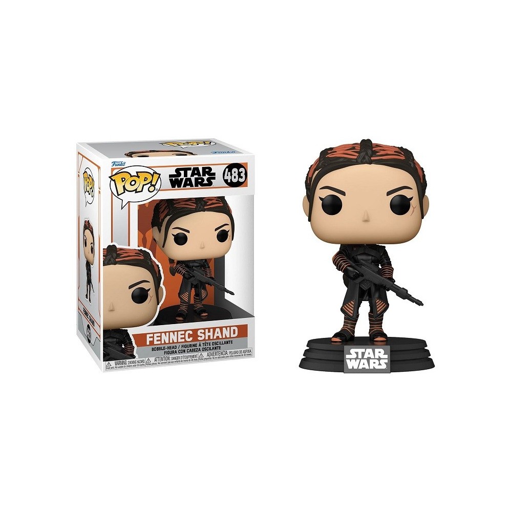 FUNKO FUNKO POP! STAR WARS THE MANDALORIAN FENNEC SHAND BOBBLE HEAD KNOCKER FIGURE
