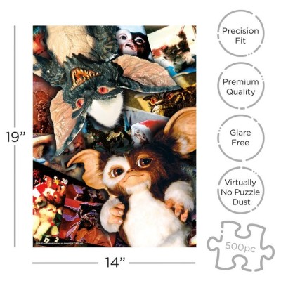 GREMLINS 500 PIECES PEZZI JIGSAW PUZZLE 48x35cm AQUARIUS ENT