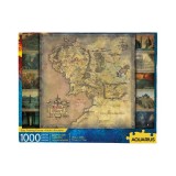 IL SIGNORE DEGLI ANELLI MAPPA DELLA TERRA DI MEZZO 1000 PIECES PEZZI JIGSAW PUZZLE 50x70cm AQUARIUS ENT
