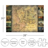 IL SIGNORE DEGLI ANELLI MAPPA DELLA TERRA DI MEZZO 1000 PIECES PEZZI JIGSAW PUZZLE 50x70cm AQUARIUS ENT