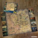 AQUARIUS ENT LORD OF THE RINGS MIDDLE EARTH MAP 1000 PIECES PEZZI JIGSAW PUZZLE 50x70cm