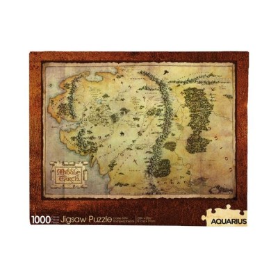 AQUARIUS ENT THE HOBBIT MIDDLE EARTH MAP 1000 PIECES PEZZI JIGSAW PUZZLE 50x70cm