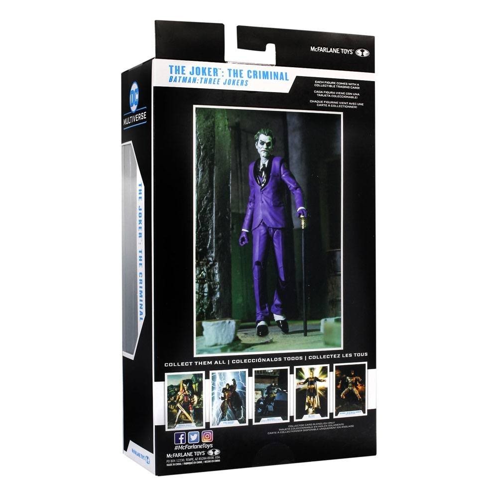DC MULTIVERSE BATMAN THREE JOKERS JOKER THE CRIMINAL ACTION FIGURE MC FARLANE