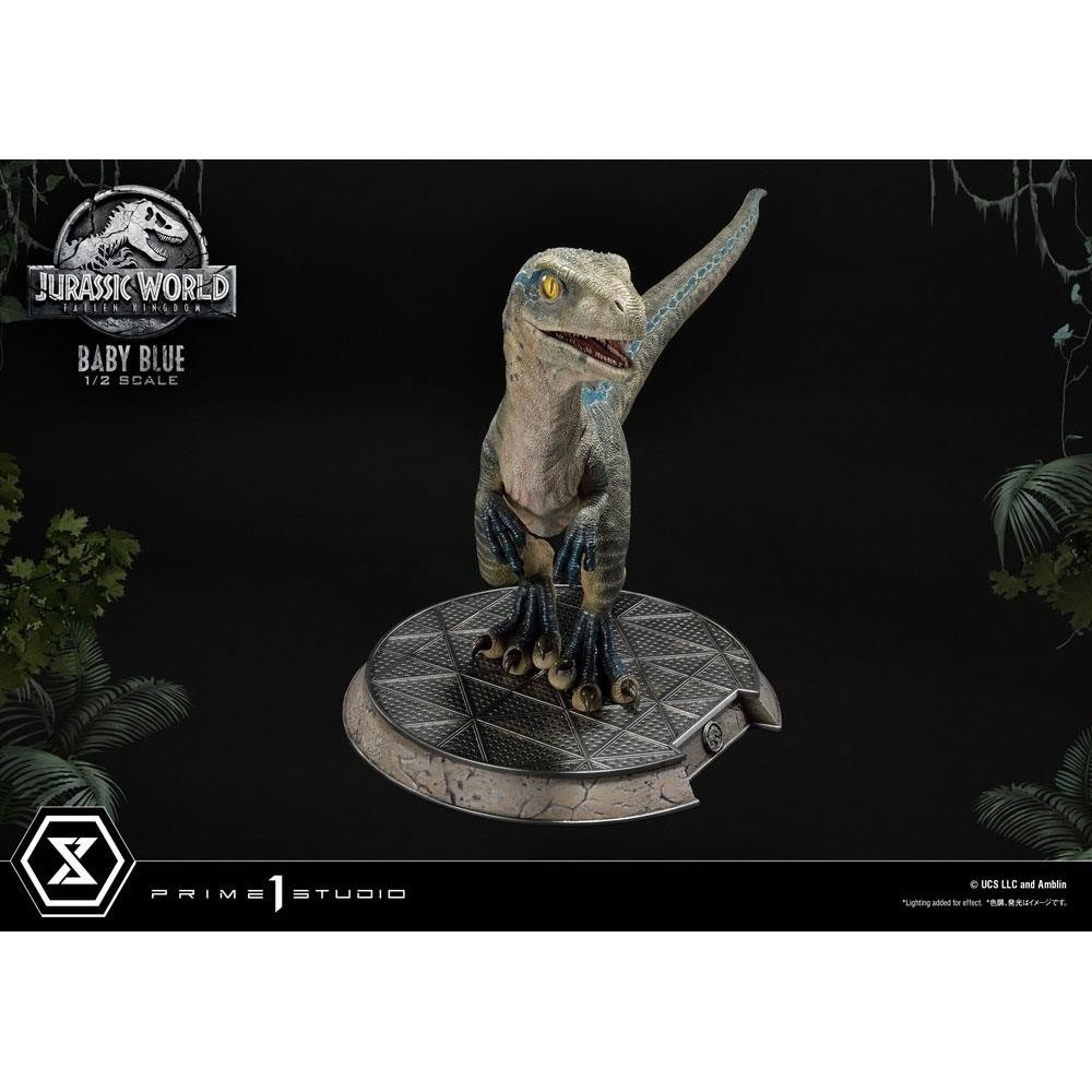 JURASSIC WORLD FALLEN KINGDOM BABY BLUE 1/2 STATUA FIGURE PRIME 1 STUDIO