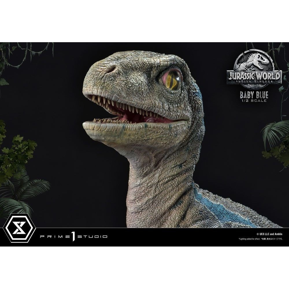JURASSIC WORLD FALLEN KINGDOM BABY BLUE 1/2 STATUA FIGURE PRIME 1 STUDIO