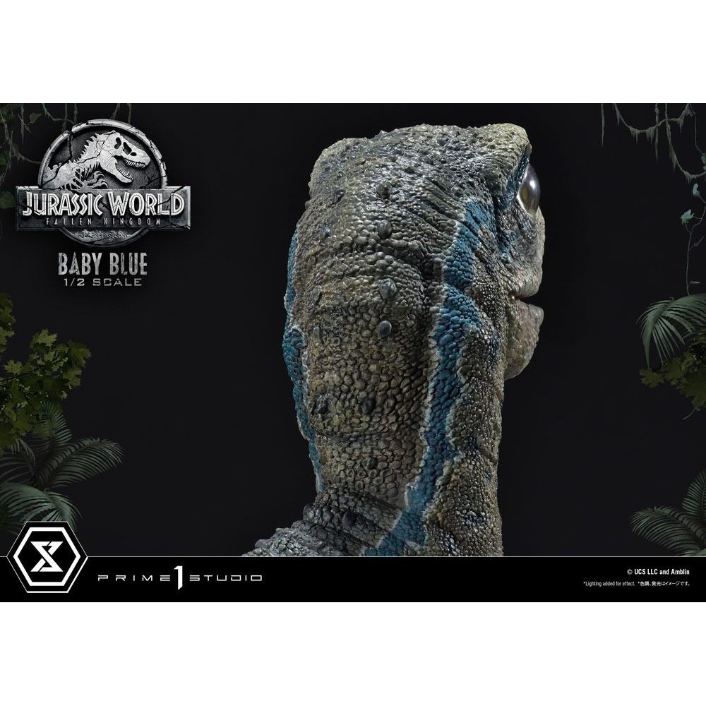 JURASSIC WORLD FALLEN KINGDOM BABY BLUE 1/2 STATUA FIGURE PRIME 1 STUDIO