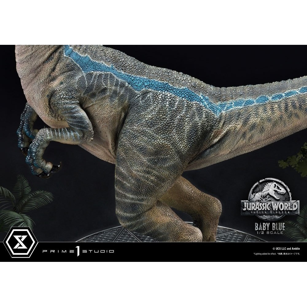 JURASSIC WORLD FALLEN KINGDOM BABY BLUE 1/2 STATUA FIGURE PRIME 1 STUDIO