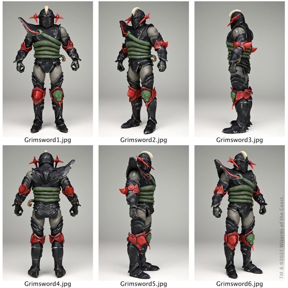 NECA DUNGEONS AND DRAGONS ULTIMATE GRIMSWORD ACTION FIGURE