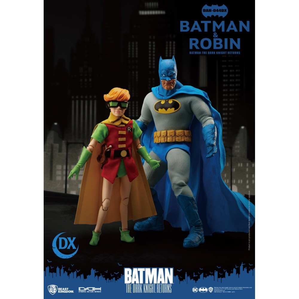 BEAST KINGDOM BATMAN THE DARK KNIGHT RETURNS BATMAN AND ROBIN DAH-044DX ACTION FIGURE