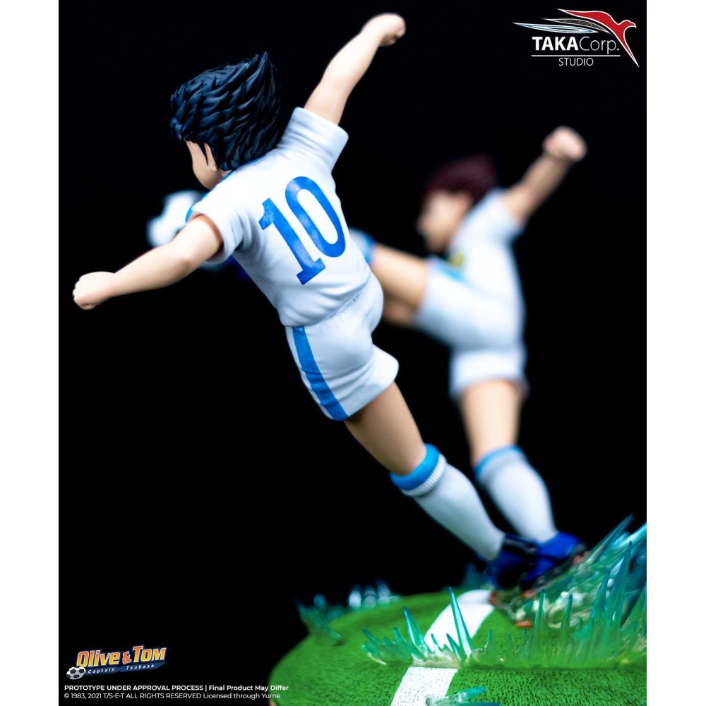 CAPTAIN TSUBASA (HOLLY E BENJI) GOLDEN TWIN SHOT STATUA FIGURE TAKA CORP STUDIO