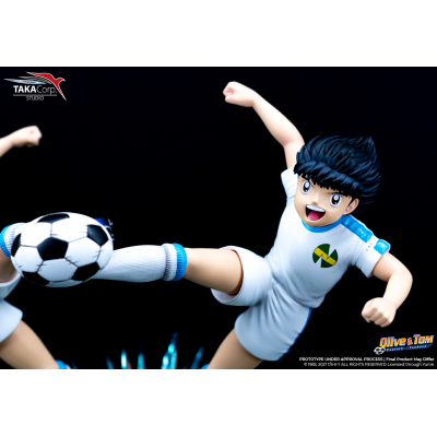 TAKA CORP STUDIO CAPTAIN TSUBASA (HOLLY E BENJI) GOLDEN TWIN SHOT STATUE FIGURE