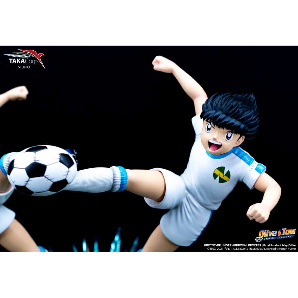 CAPTAIN TSUBASA (HOLLY E BENJI) GOLDEN TWIN SHOT STATUA FIGURE TAKA CORP STUDIO