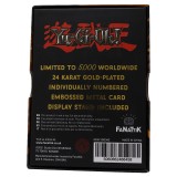 FANATTIK YU-GI-OH! LIMITED EDITION POT OF GREED GOLD METAL CARD