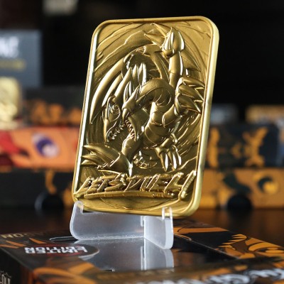 FANATTIK YU-GI-OH! LIMITED EDITION BLUE EYES TOON DRAGON GOLD METAL CARD