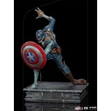 IRON STUDIOS WHAT IF...? ZOMBIE CAPTAIN AMERICA ART SCALE 1/10 STATUE FIGURE