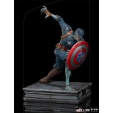 IRON STUDIOS WHAT IF...? ZOMBIE CAPTAIN AMERICA ART SCALE 1/10 STATUE FIGURE