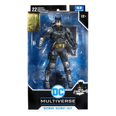 DC MULTIVERSE BATMAN HAZMAT SUIT GOLD LABEL ACTION FIGURE MC FARLANE