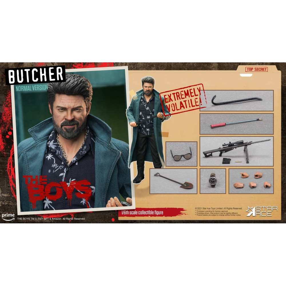 THE BOYS BILLY BUTCHER REGULAR 30CM ACTION FIGURE STAR ACE