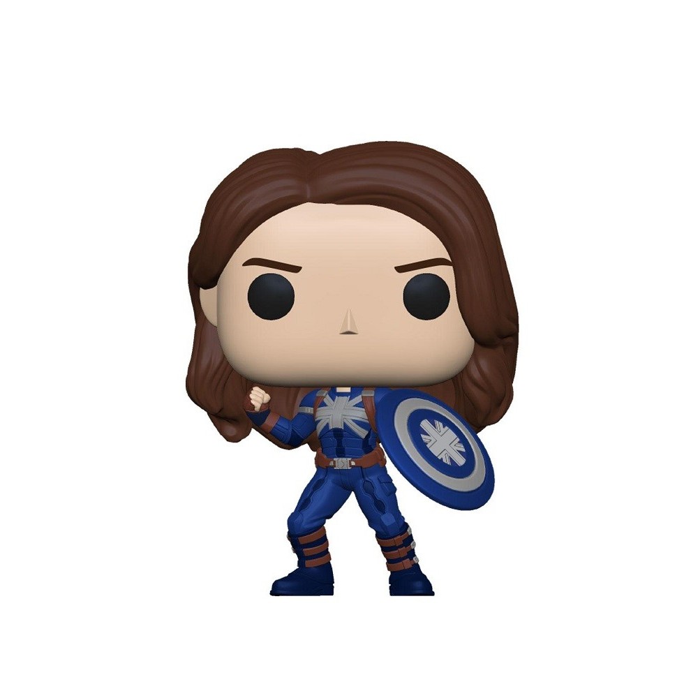 FUNKO FUNKO POP! MARVEL WHAT IF...? CAPTAIN CARTER BOBBLE HEAD KNOCKER FIGURE